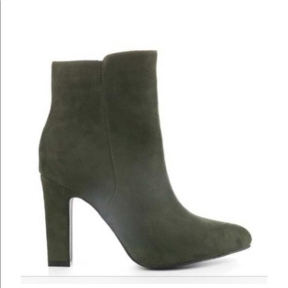Stylish booties olive - Picture 1 of 1
